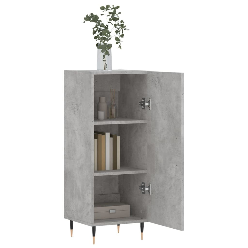 vidaXL Sideboard Concrete Grey 34.5x34x90 cm Engineered Wood