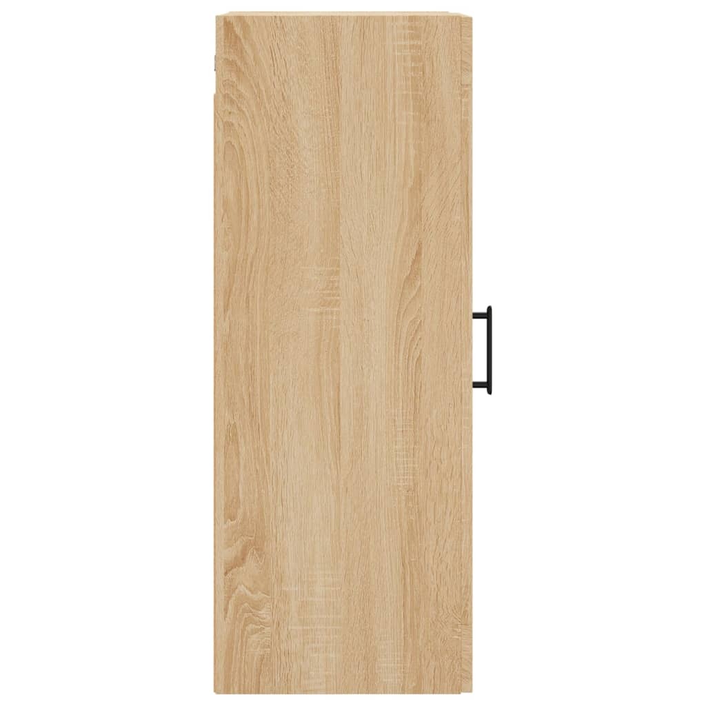 vidaXL Wall Mounted Cabinet Sonoma Oak 34.5x34x90 cm