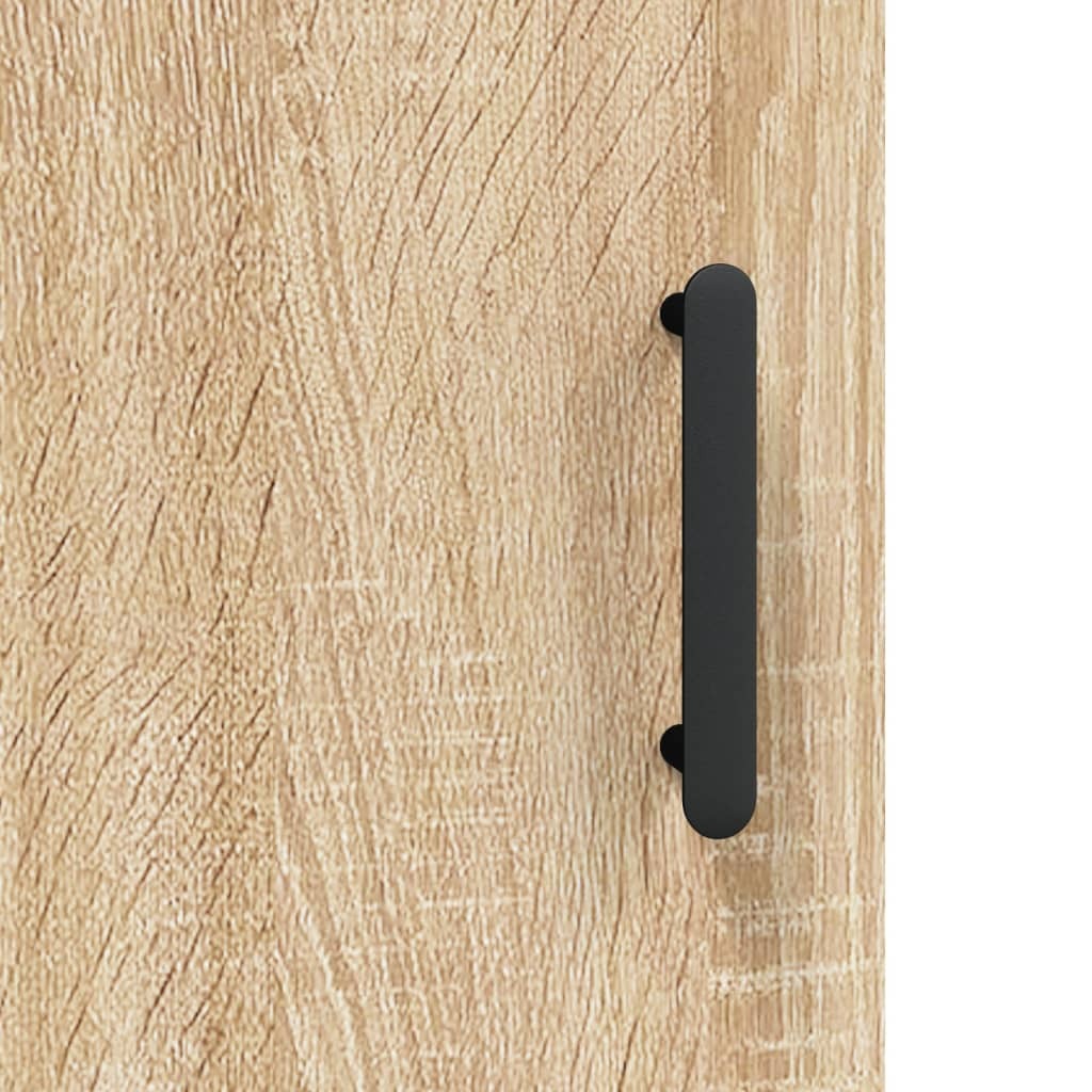 vidaXL Wall Mounted Cabinet Sonoma Oak 34.5x34x90 cm