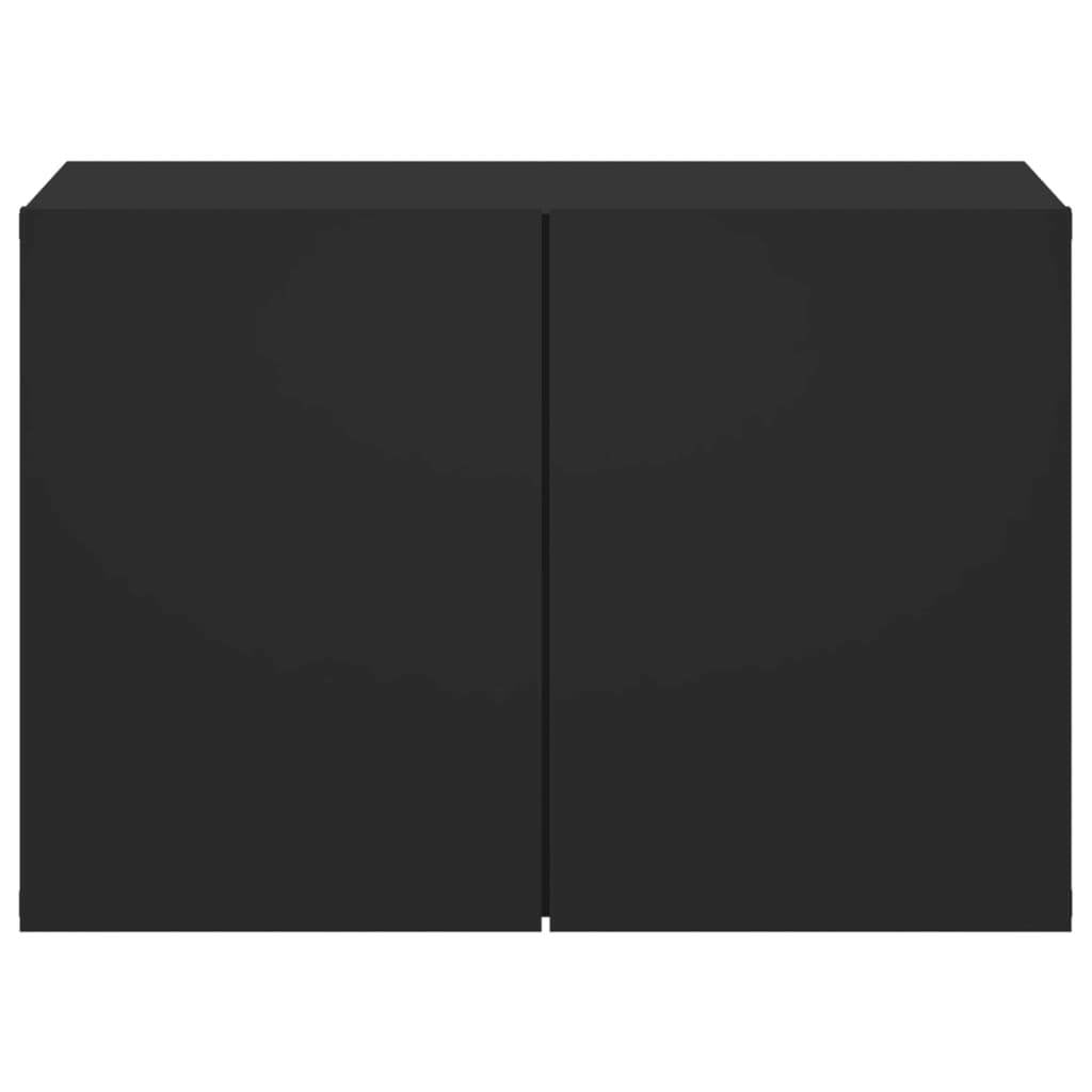 vidaXL TV Cabinet Wall-mounted Black 60x30x41 cm