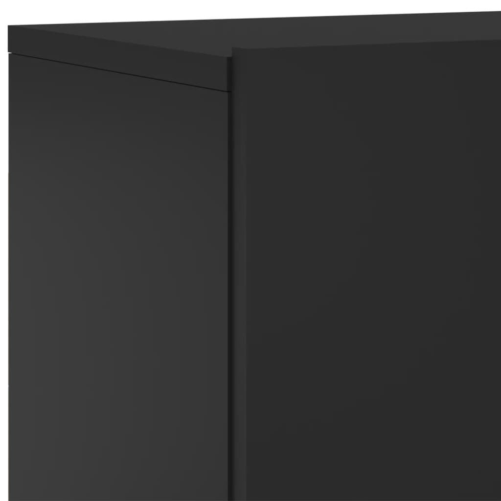 vidaXL TV Cabinet Wall-mounted Black 60x30x41 cm