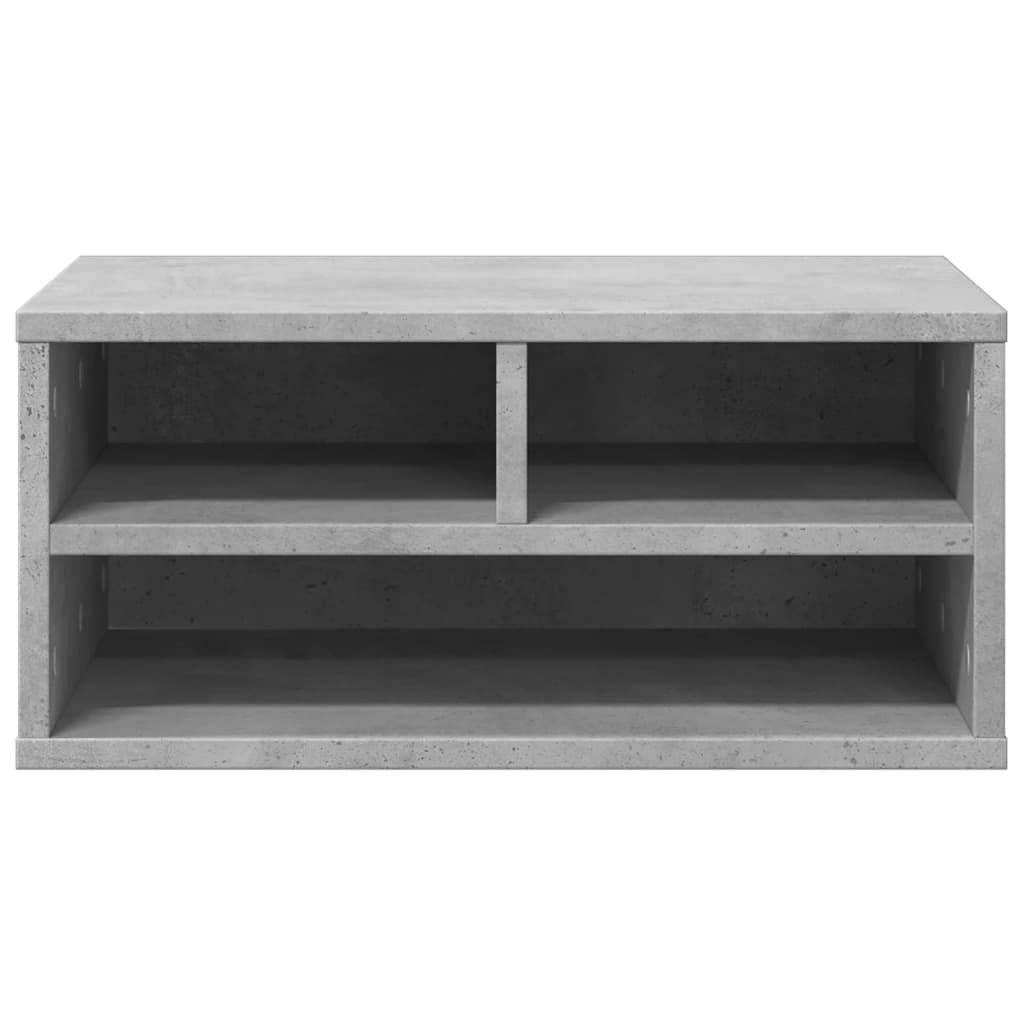 vidaXL Printer Stand Concrete Grey 49x40x22,5 cm Engineered Wood