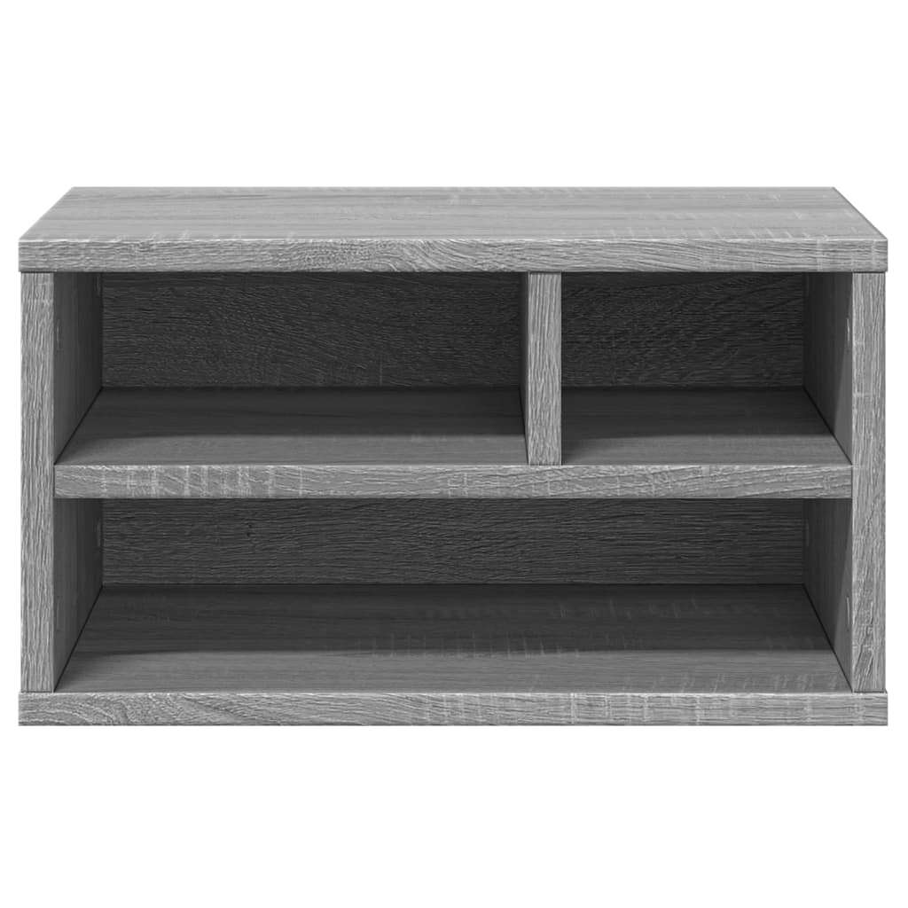 vidaXL Printer Stand Grey Sonoma 40x32x22,5 cm Engineered Wood