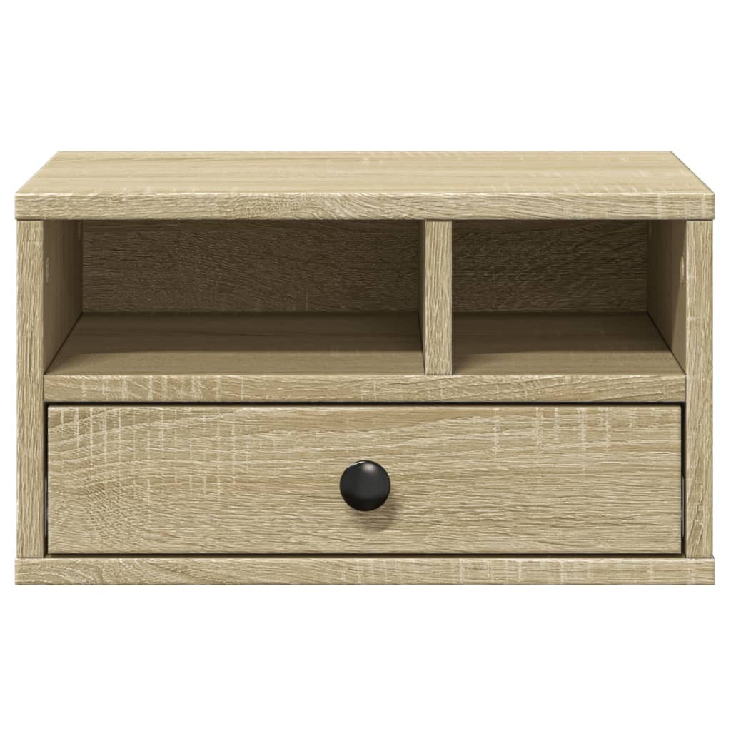 vidaXL Printer Stand Sonoma Oak 40x32x22,5 cm Engineered Wood