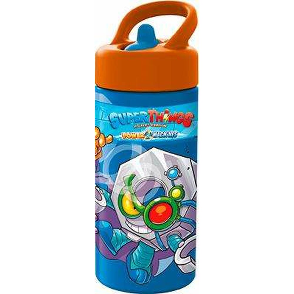 Water bottle SuperThings Kazoom kids Red Light Blue (410 ml)