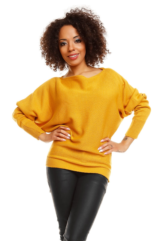 yellow - Bat style blouse model 84280 PeeKaBoo