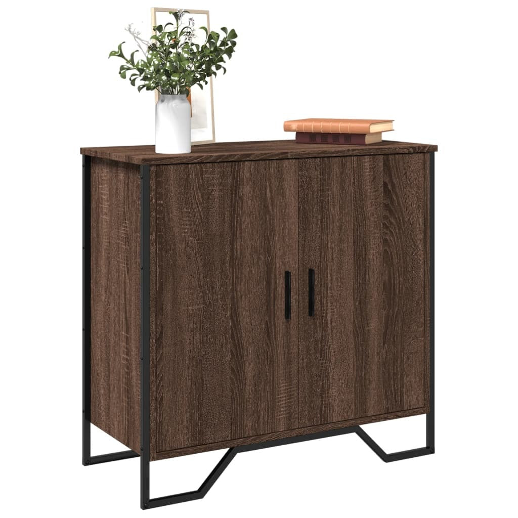 vidaXL Sideboard Brown Oak 78x35.5x74.5 cm Engineered Wood