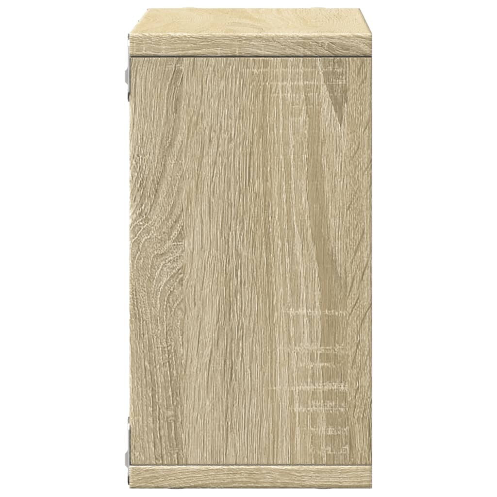 Wall Cabinet 60x16x30 cm Sonoma Oak Engineered Wood