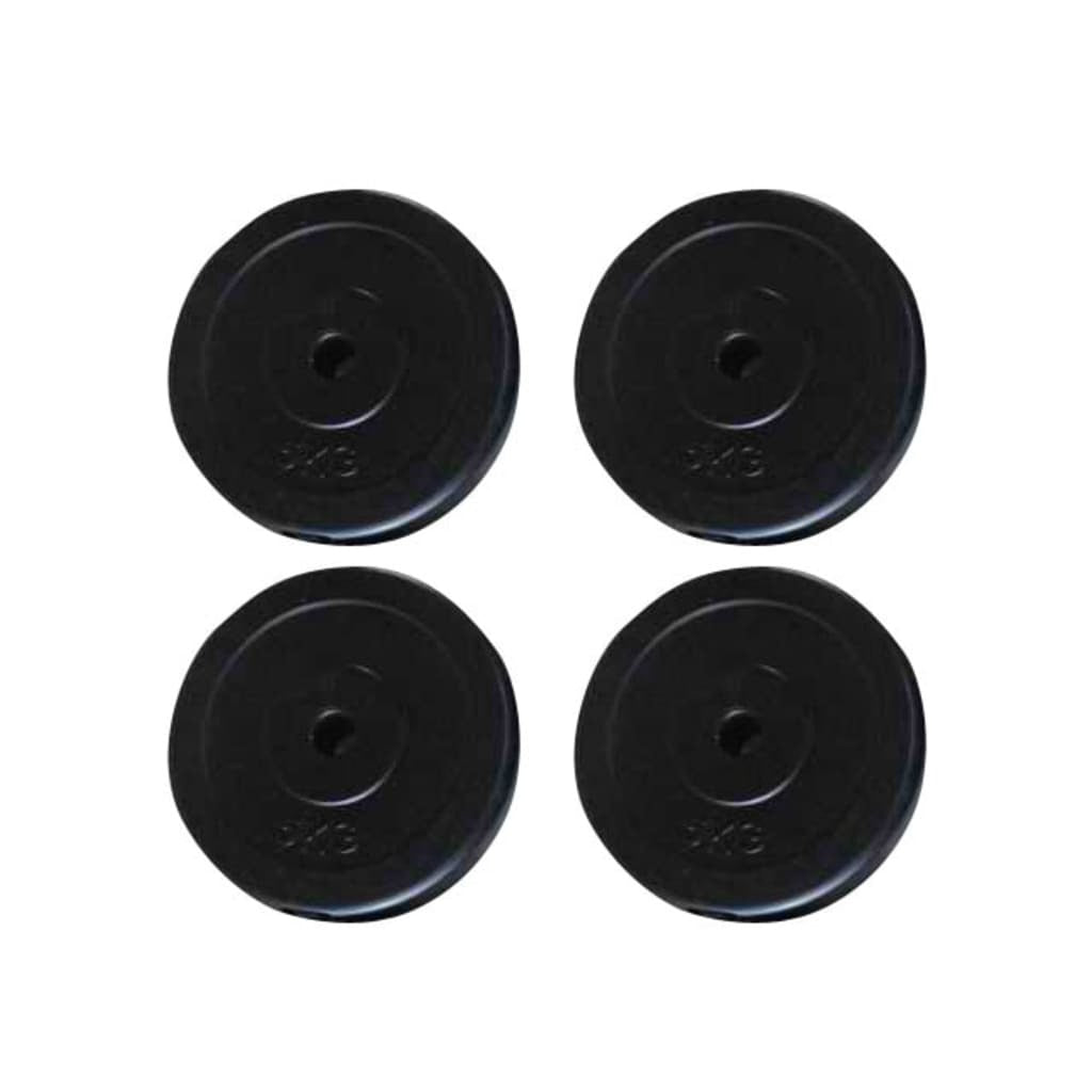 vidaXL Weight Plates 4 pcs 20 kg