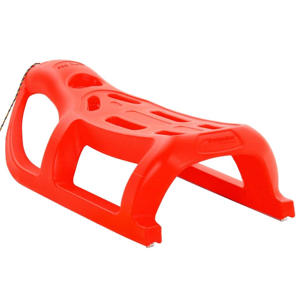 vidaXL Sledge Red 80x39.5x25.5 cm Polypropylene