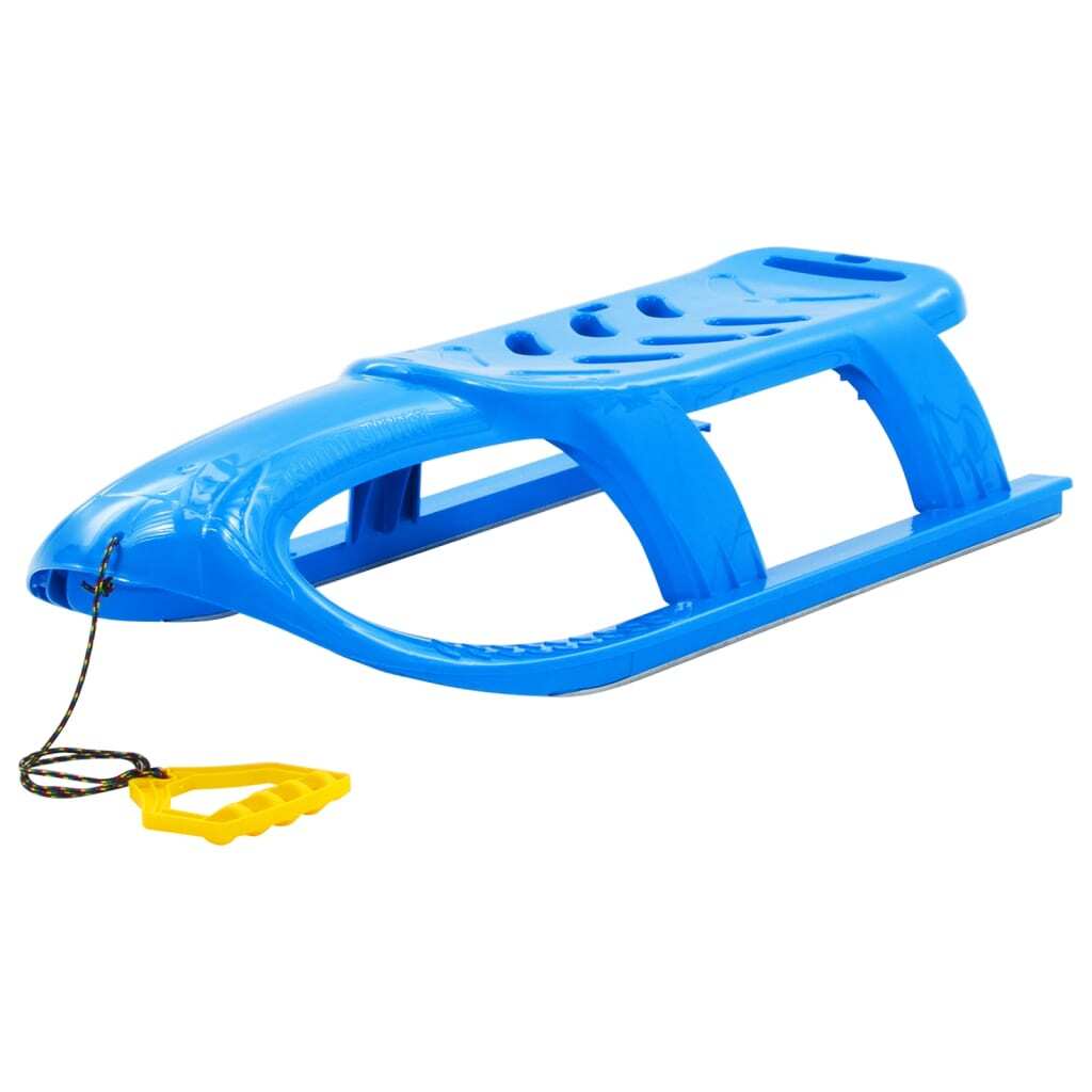 vidaXL Sledge for Children Blue 102.5x40x23 cm Polypropylene