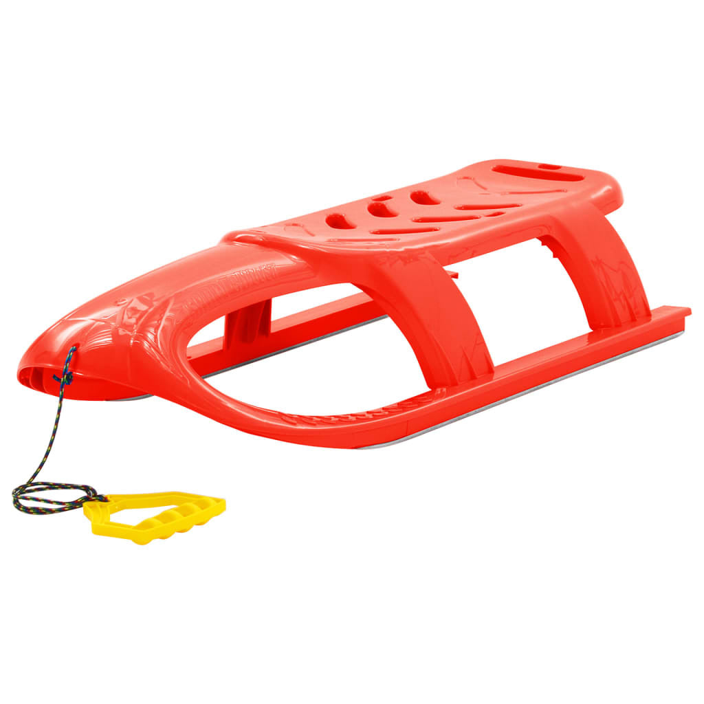 vidaXL Sledge for Children Red 102.5x40x23 cm Polypropylene