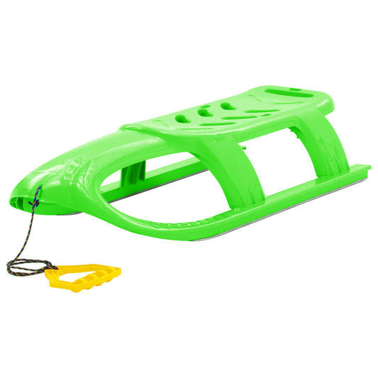 vidaXL Sledge for Children Green 102.5x40x23 cm Polypropylene