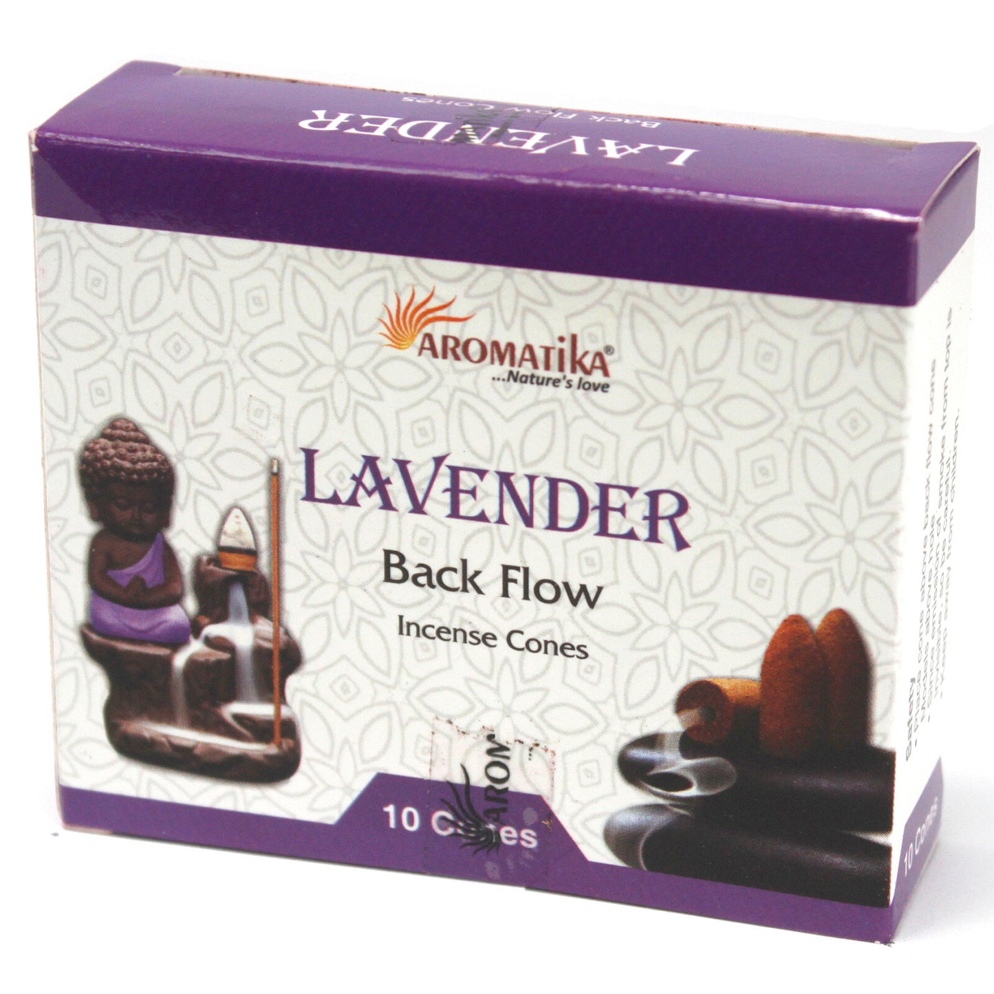 Aromatica Backflow Incense Cones - Lavender - Per case: 1 Piece