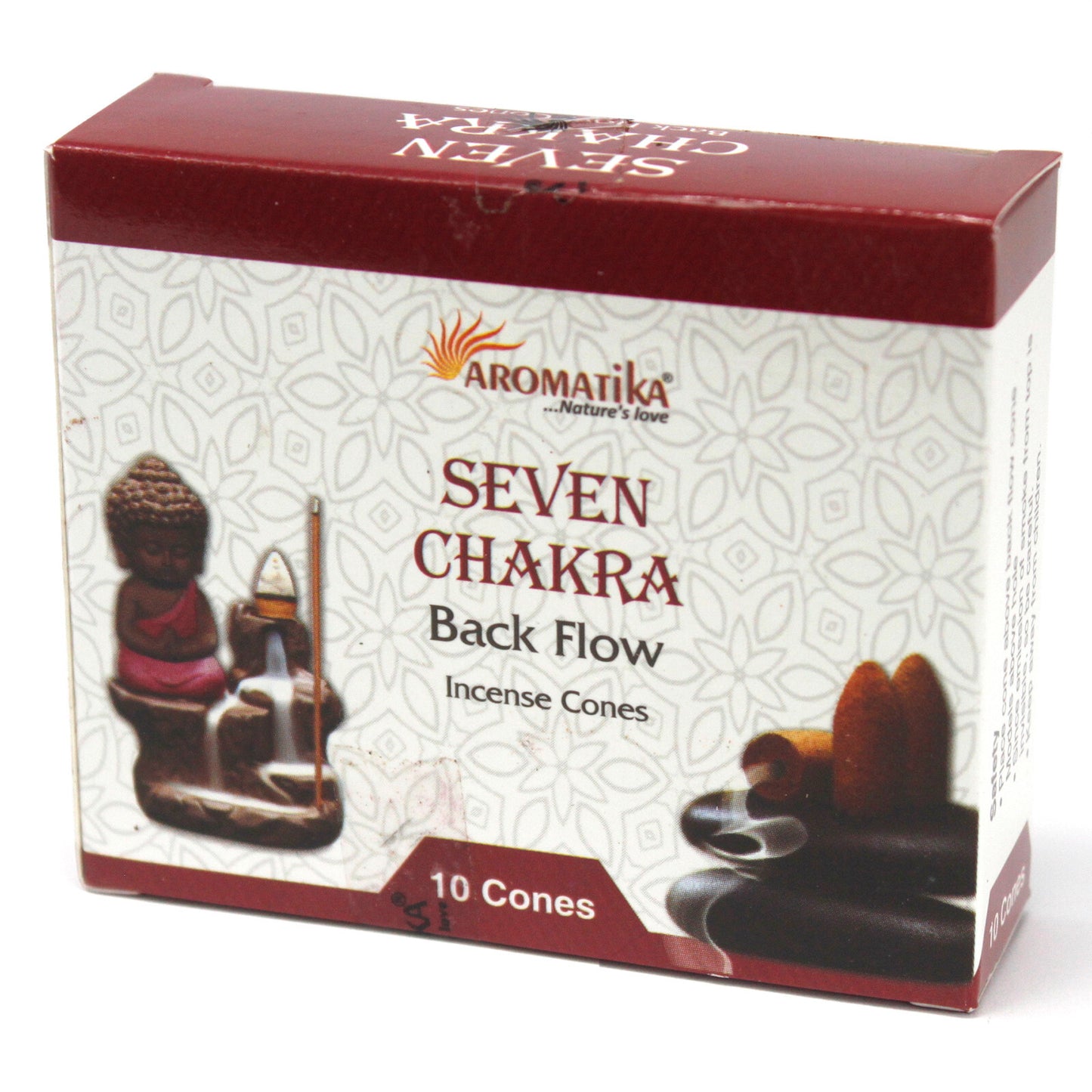 Aromatica Backflow Incense Cones - 7 Charkras - Per case: 1 Piece