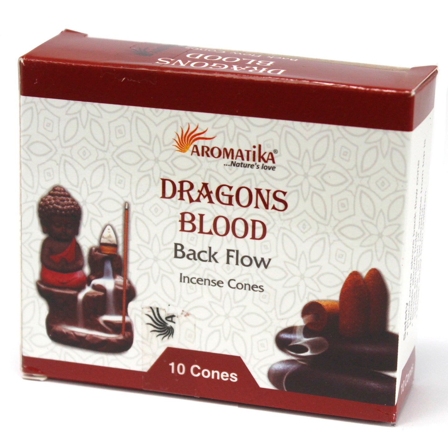 Aromatica Backflow Incense Cones - Dragons Blood - Per case: 1 Piece