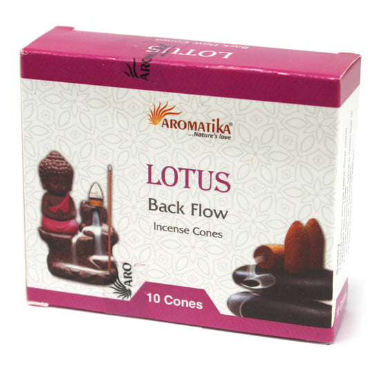 Aromatica Backflow Incense Cones - Lotus - Per case: 1 Piece