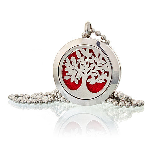 Aromatherapy Diffuser Necklace - Tree of Life 25mm - Per case: 1 Piece