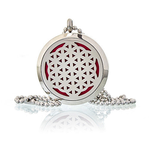 Aromatherapy Diffuser Necklace - Flower  of Life 30mm - Per case: 1 Piece