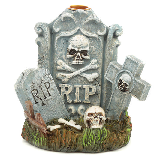 Backflow Incense Burner - RIP Tombstone