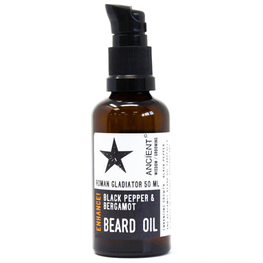 50ml Beard Oil - Roman Gladiator - Enhance! - Per case: 1 Piece