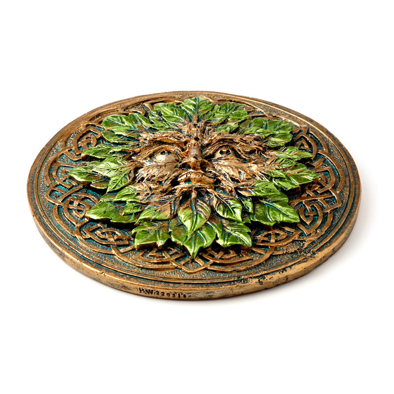 Ashcatcher Incense Burner - Round Greenman