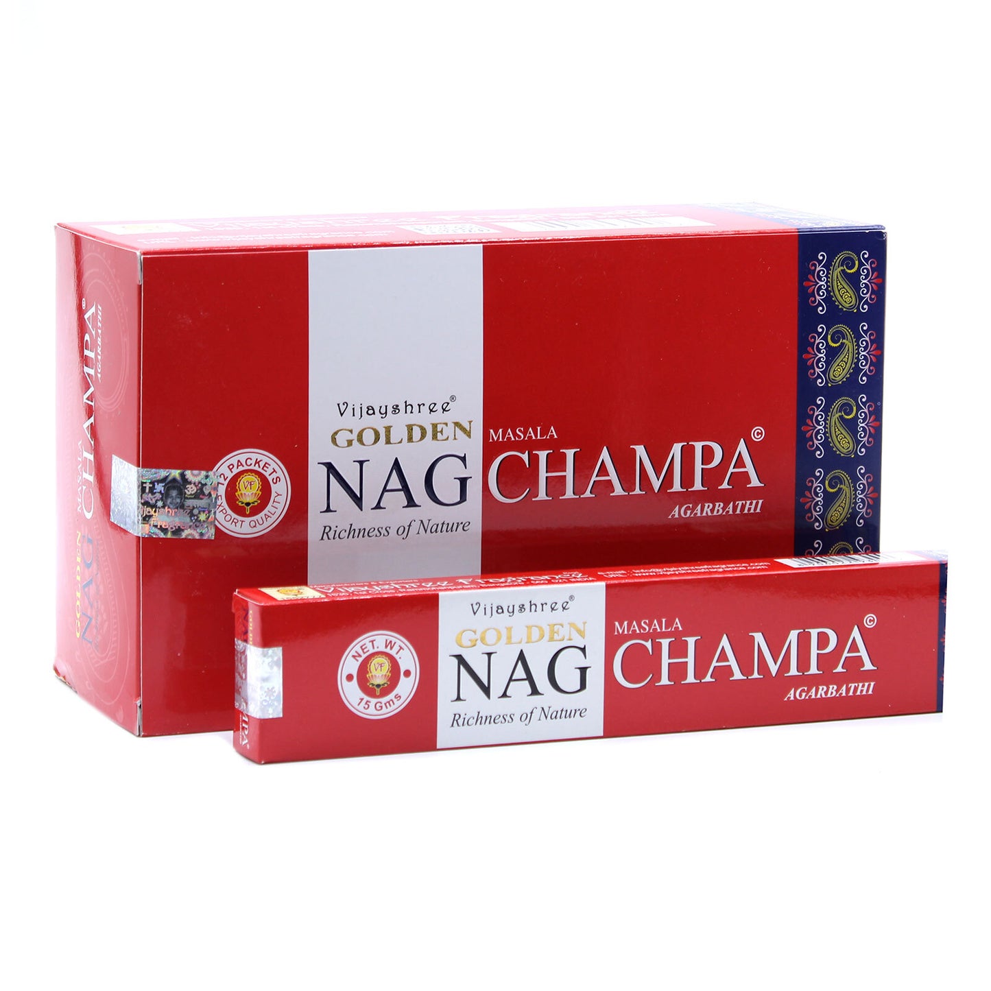 15g Golden Nag - Champa Incense - Per case: 1 Piece