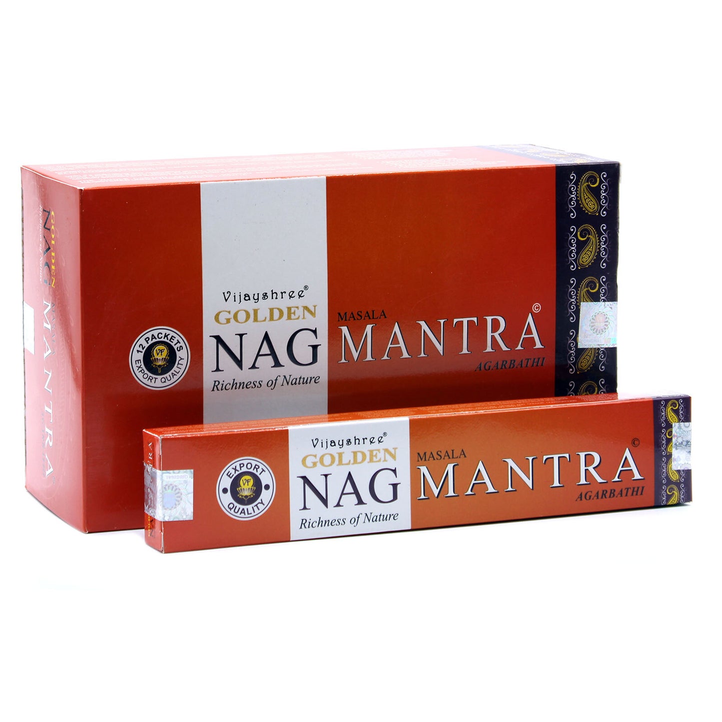 15g Golden Nag - Mantra Incense - Per case: 1 Piece