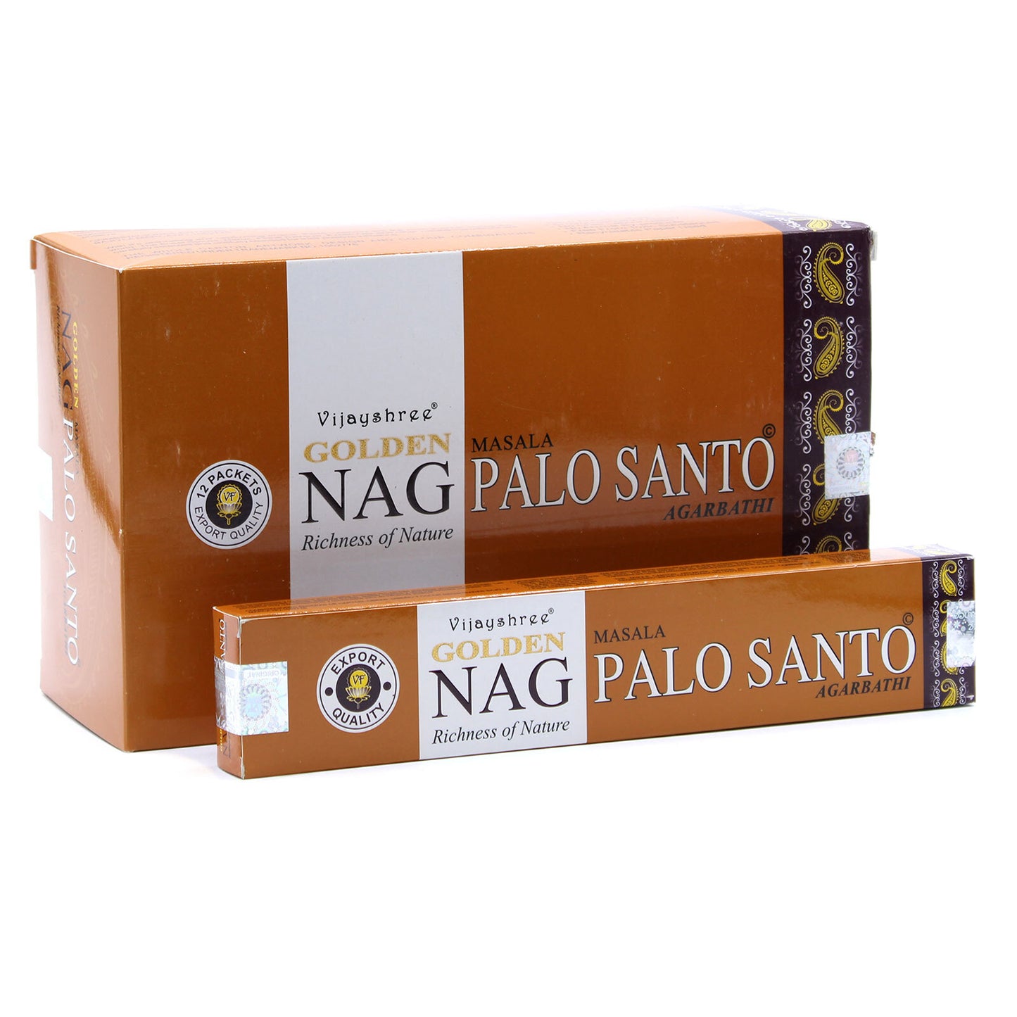 15g Golden Nag - Palo Santo Incense - Per case: 1 Piece