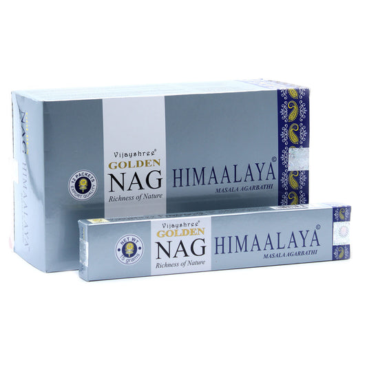 15g Golden Nag - Himalaya Incense - Per case: 1 Piece