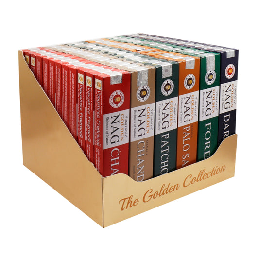 15g Golden Colletion Box - 6 assorted Fragrances - Per case: 72 Piece