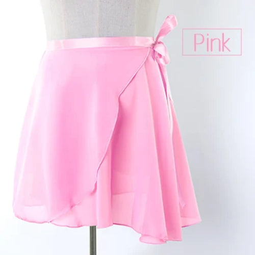 Women Ballet Skirts Lace-up Chiffon Skirts Dance Skirts Adults Girls