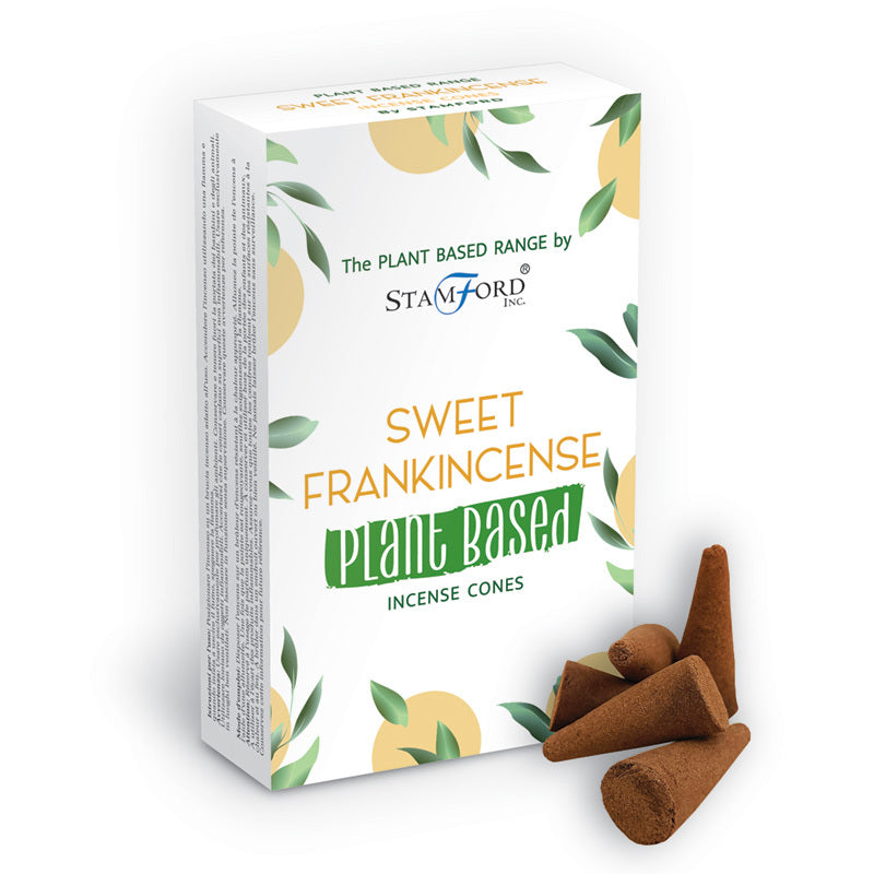 46225 Stamford Plant Based Incense Cones - Sweet Frankincense - Qty: 6