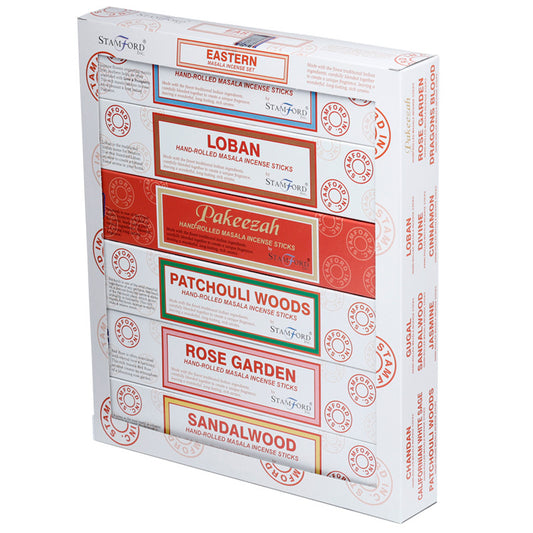 37363 Stamford Masala Incense Sticks 12 Pack Set - Eastern