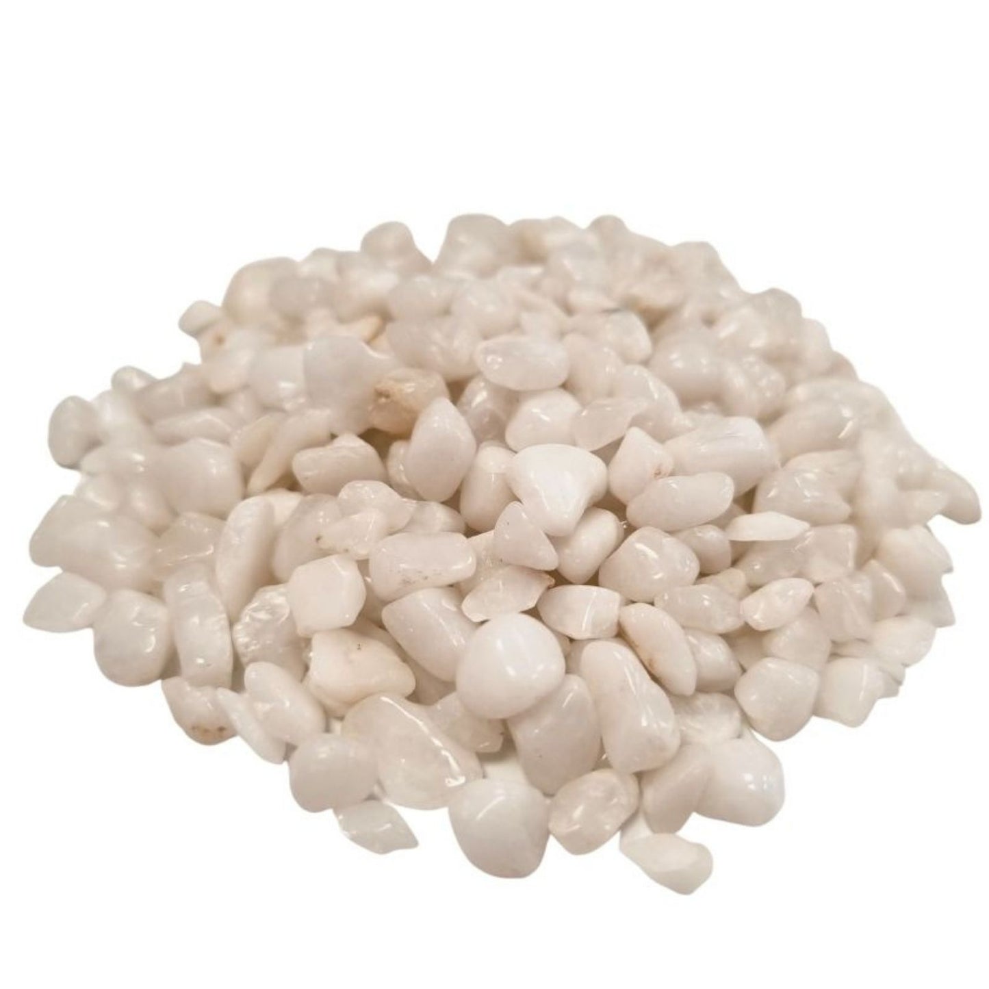 White Quartz Gemstone Chips Bulk - 1KG - Per case: 1 Piece