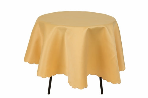 XD75018F Gamboge Solid Tablecloth