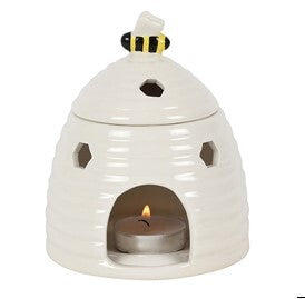 White Beehive Oil Burner - Per case: 1 Piece