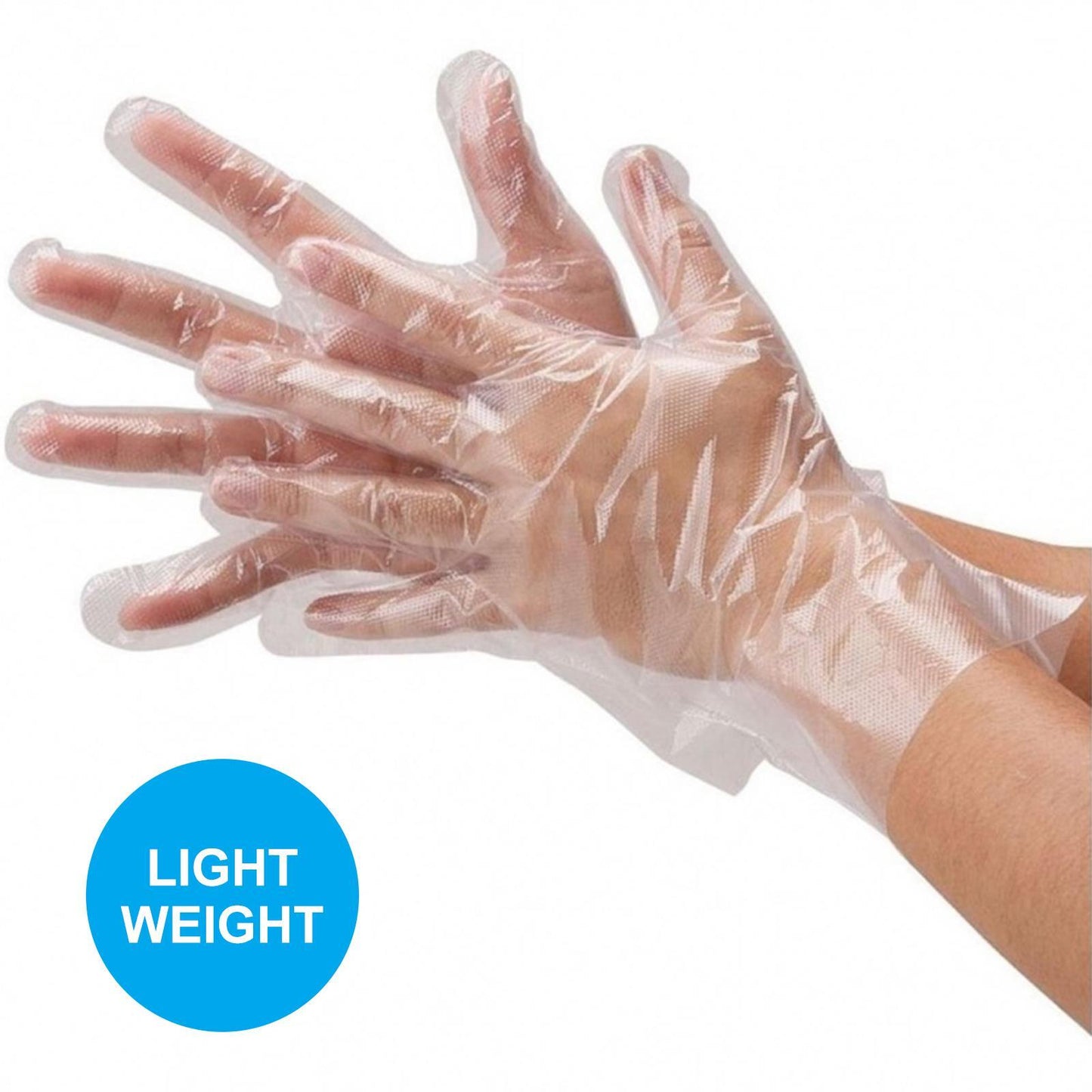 100 Pack Emergency Disposable Gloves Light Weight