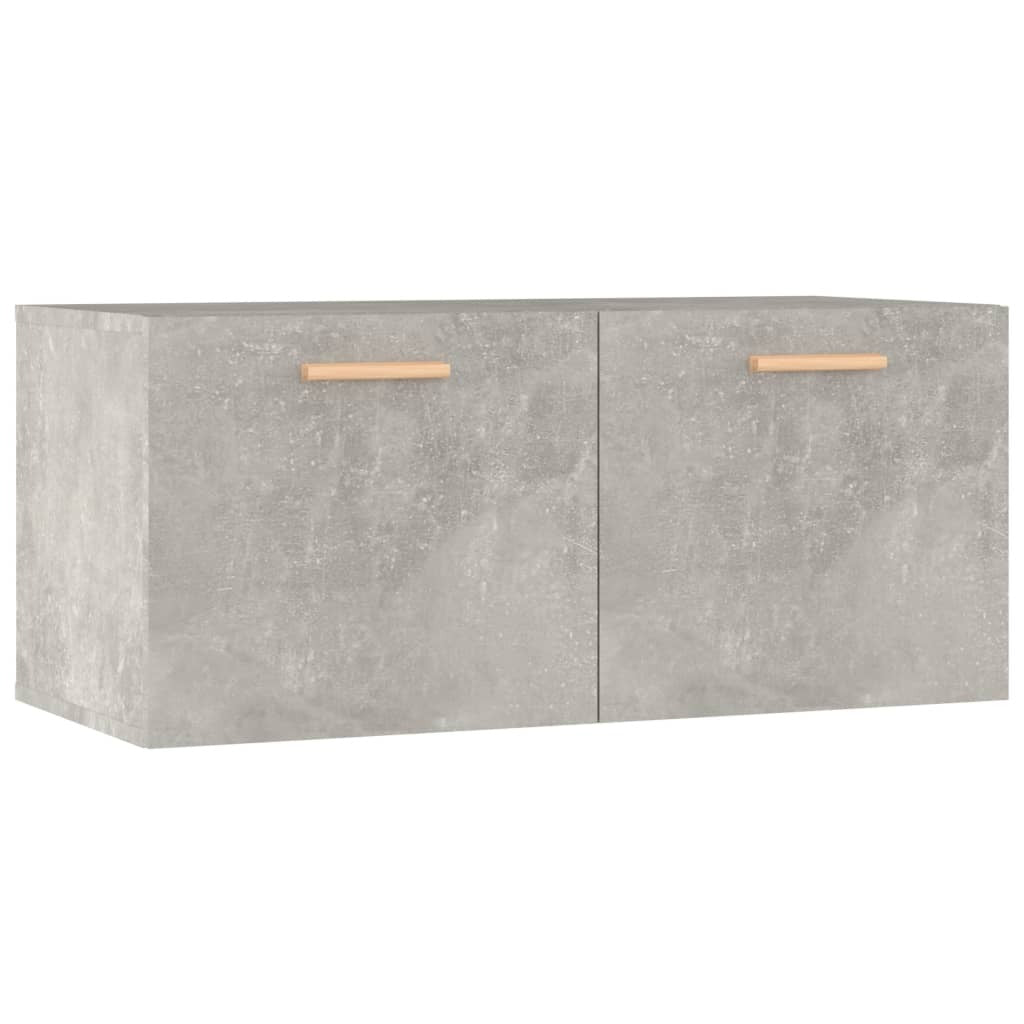 Wall Cabinet Concrete Grey 80x35x36.5 cm Engineered Wood