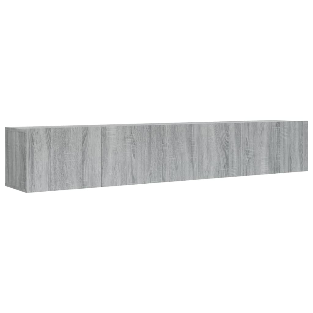 2 Piece TV Cabinet Set Grey Sonoma Engineered Wood