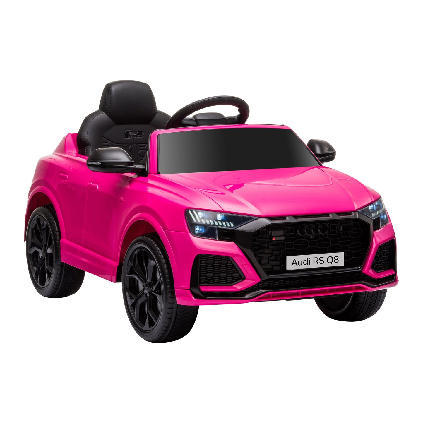 Audi RS Q8 6V Kids Electric Ride On Car Toy w/ Remote Control Pink HOMCOM