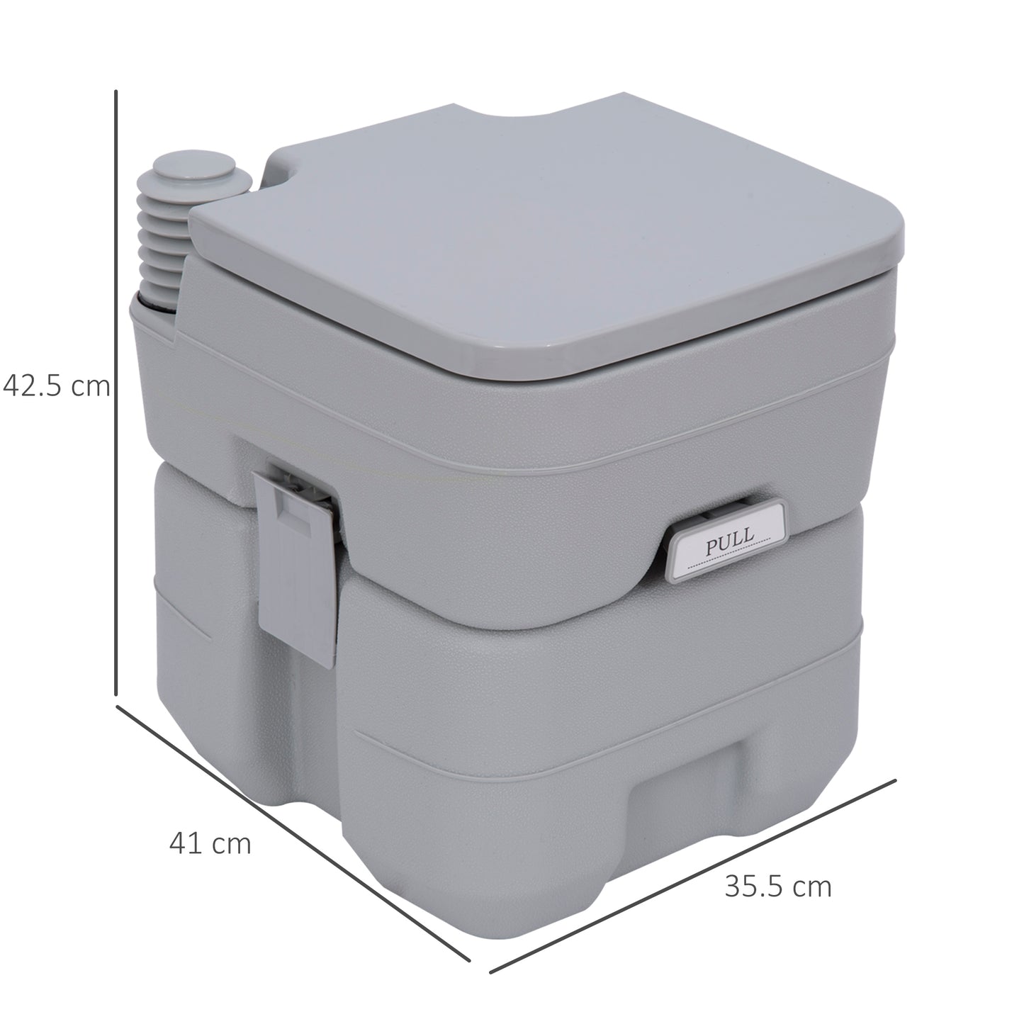 20L Camping Toilet Portable Travel WC Caravan Picnic Fishing Restroom Outsunny