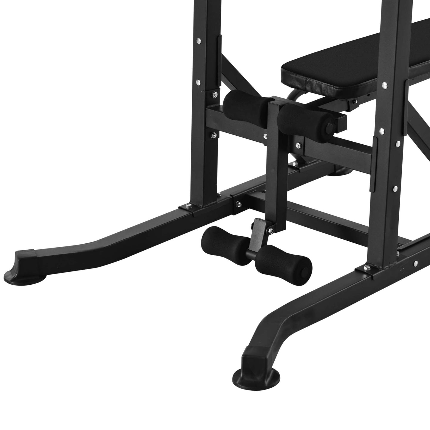 Adjustable Folded Dip Stands Multi-Function Pull-ups Sit-ups Fitness HOMCOM