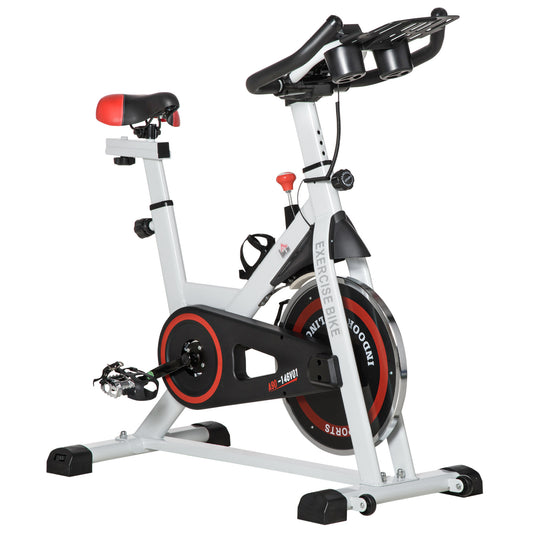 8kg Flywheel Exercise Bike w/ Adjustable Height/Resistance LCD Monitor HOMCOM