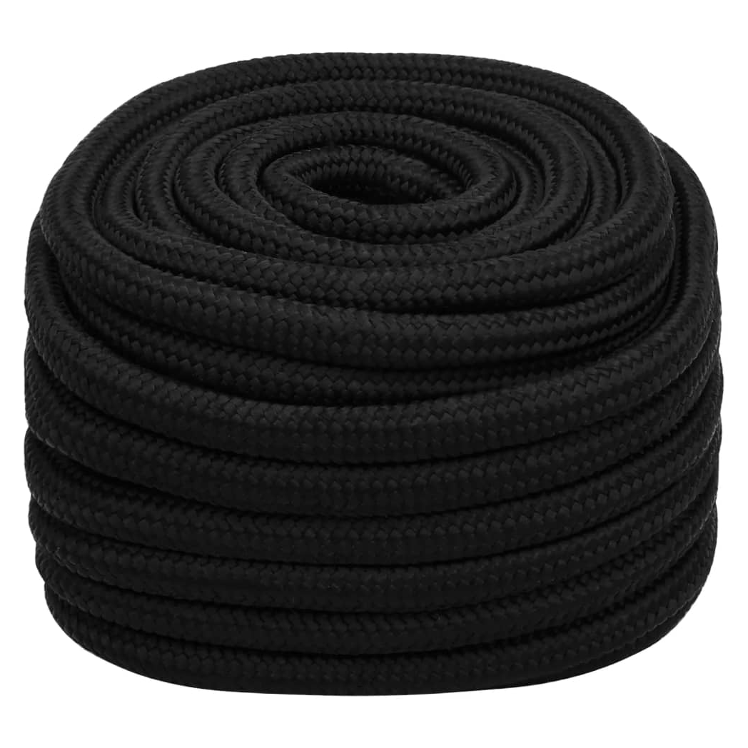 Work Rope Black 25 mm 50 m Polyester