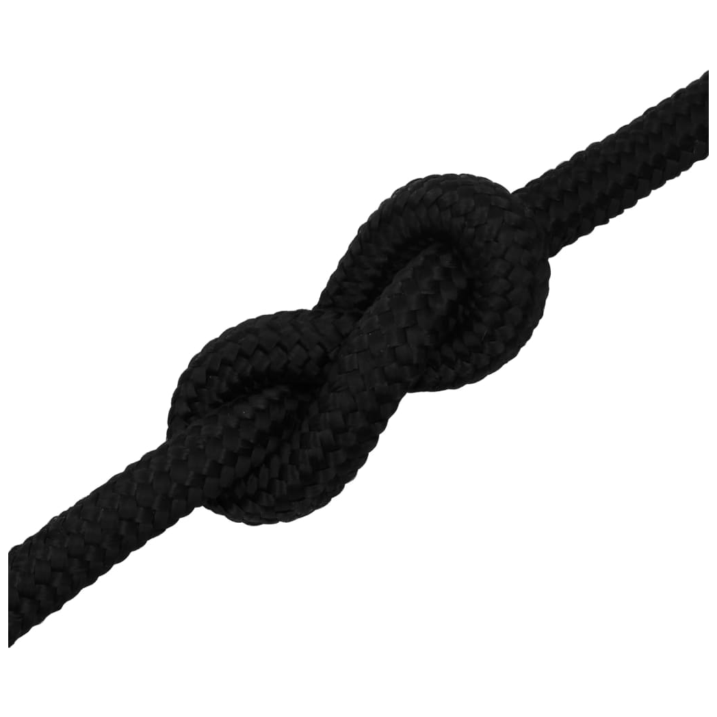 Work Rope Black 25 mm 50 m Polyester