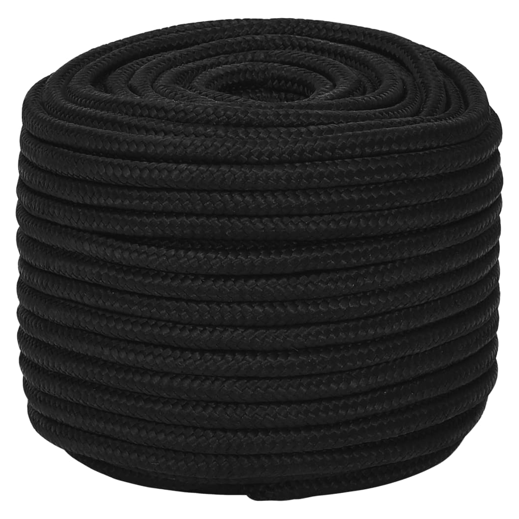 Work Rope Black 14 mm 50 m Polyester