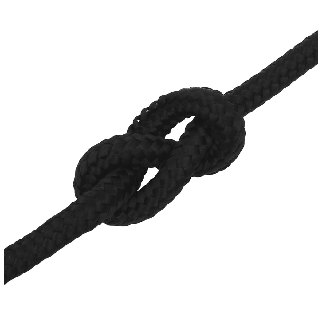 Work Rope Black 14 mm 50 m Polyester