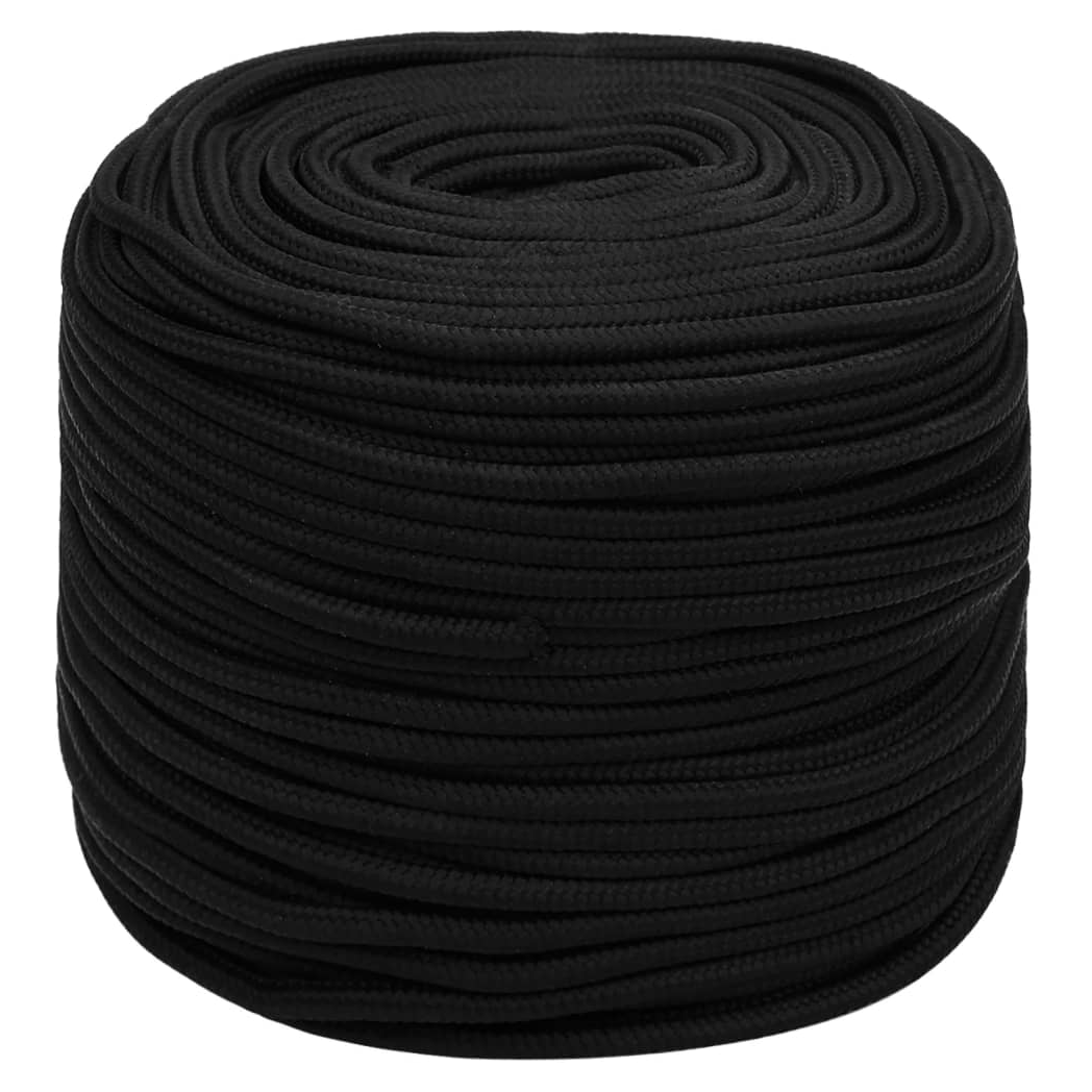 Work Rope Black 6 mm 500 m Polyester