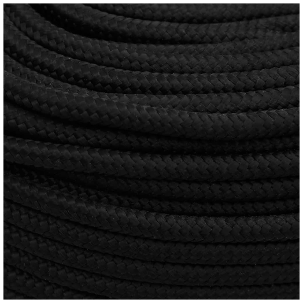 Work Rope Black 6 mm 500 m Polyester